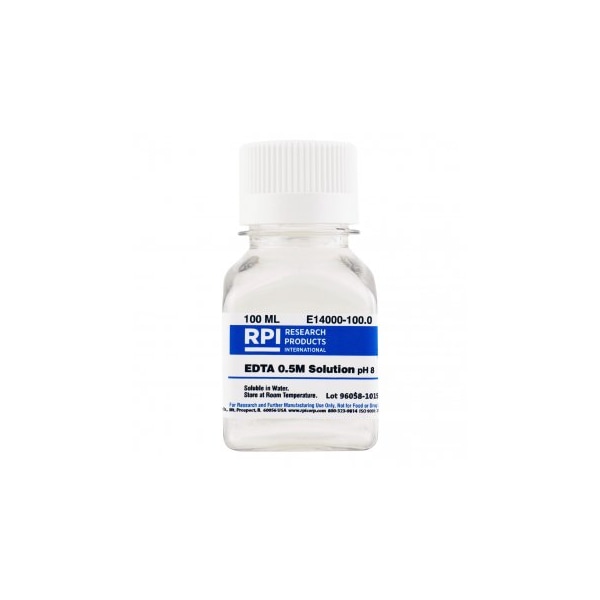 EDTA 0.5M Solution pH 8.0, 100 ML